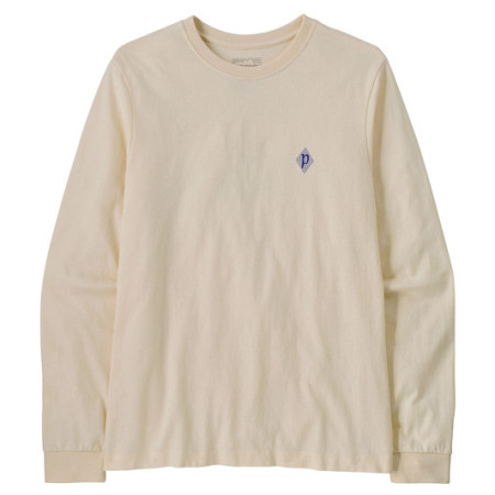 Herren-T-Shirt Patagonia M's L/S MW Hut Tripper Skyline T-Shirt beige Undyed Natural