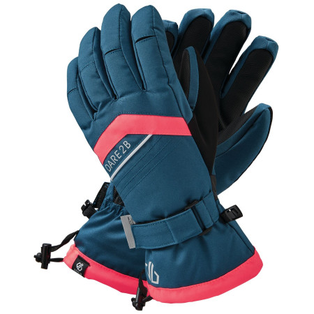 Damen Ski-Handschuhe Dare 2b Charisma blau/rosa DarkDenim/NeonPink