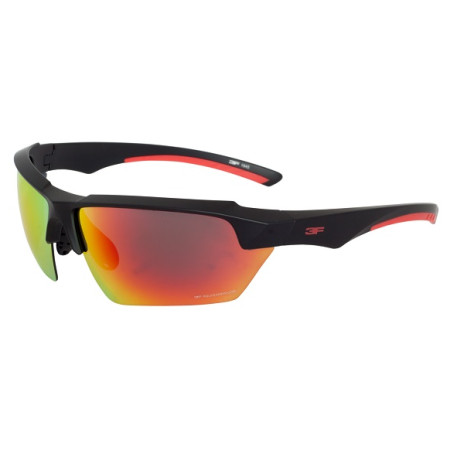 Sonnenbrille 3F Version schwarz/orange černá