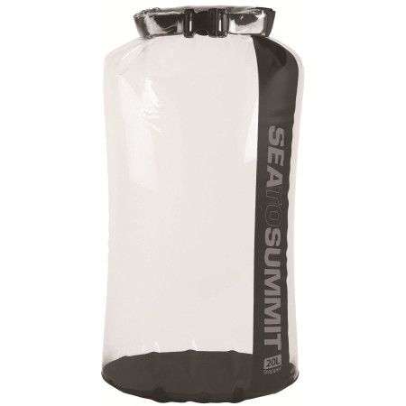 Packsack Sea to Summit Stopper Clear Dry Bag 20L schwarz Black