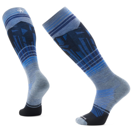 Ski-Socken Smartwool Ski Targeted Cushion Summit Shot Otc blau Pewter Blue