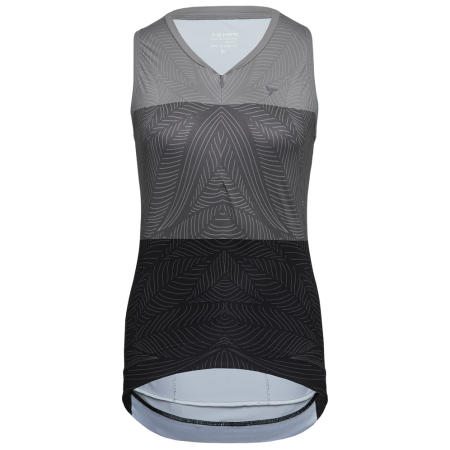 Damen-Radtrikot Silvini Escolca schwarz black-charcoal