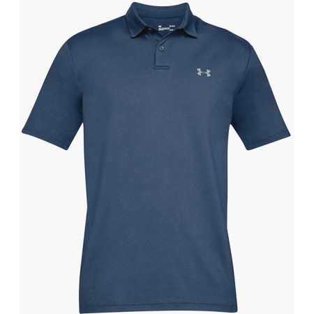 Herren-T-Shirt Under Armour Performance Polo 2.0 blau Academy//PitchGray