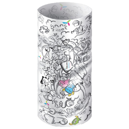 Kinder-Multifunktionstuch Silvini Motivo UA345 white weiß