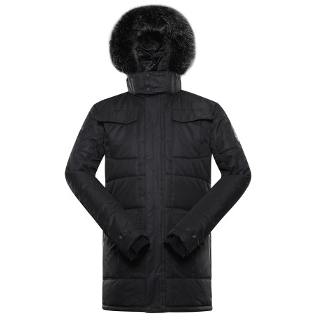 Herren-Winterjacke Alpine Pro Egyp schwarz black