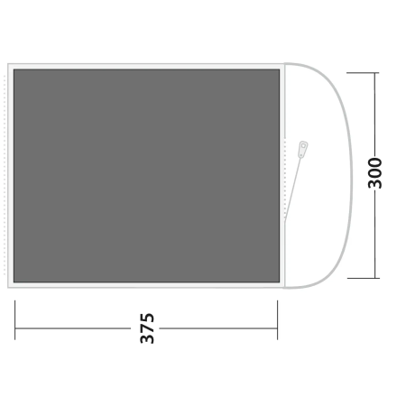 Zeltunterlage Outwell Footprint Sky 5