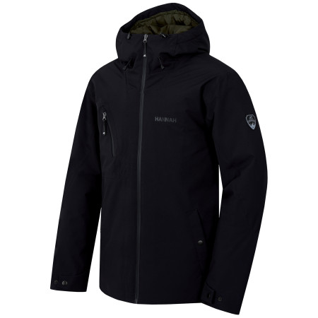 Herren-Winterjacke Hannah Derk schwarz Anthracite