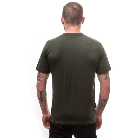 Herren-T-Shirt Sensor Merino Air Pt Earth