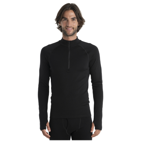 Herren-Funktionsshirt Icebreaker M 300 MerinoFine Polar LS Half Zip