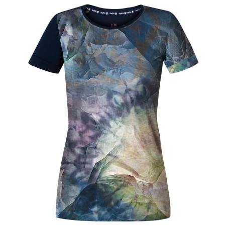 Damen-T-Shirt Rafiki Karin grau/weiß divoc