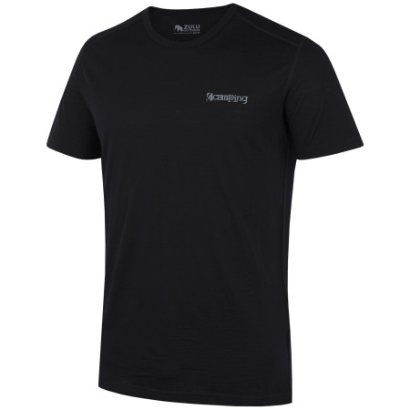 Herren-T-Shirt Zulu Merino 160 Short 4C Comfy schwarz black
