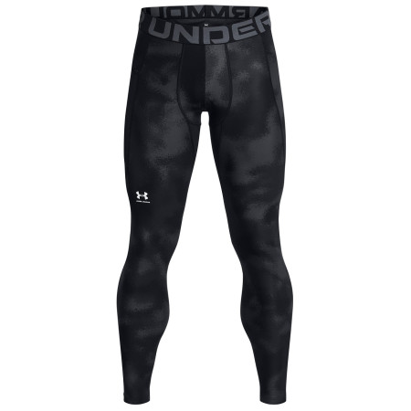 Herren-Leggings Under Armour HG Armour Printed Lgs schwarz/grau Black/White