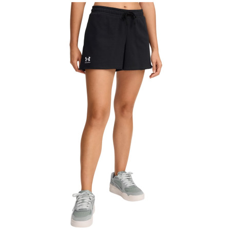 Damenshorts Under Armour Rival Terry Short schwarz Black / / White