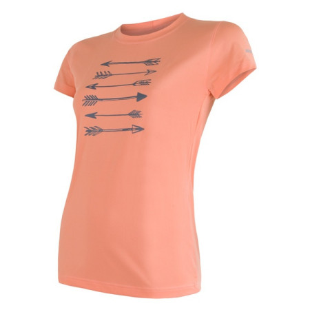Damen-Funktionsshirt Sensor Coolmax Fresh Šípy kr.r. orange Apricot