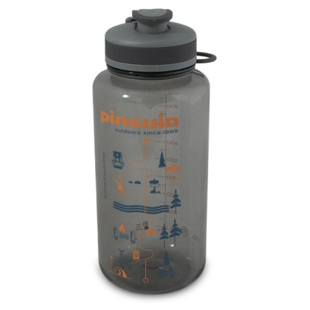 Flasche Pinguin Tritan Fat Sport 1000 ml grau grey