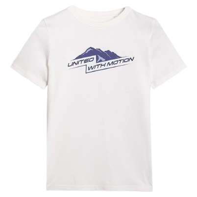 Kinder-T-Shirt 4F Tshirt M2404 weiß WHITE
