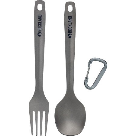 Titan-Besteck Rockland Titanium Set grau grey