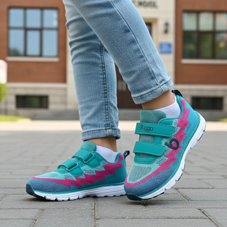 Kinder-Sneaker Bugga Tempe Turquoise