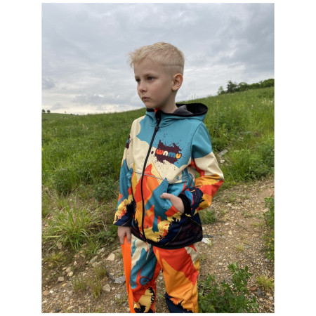 Kinder-Softshell-Jacke WAMU Mountain Bike