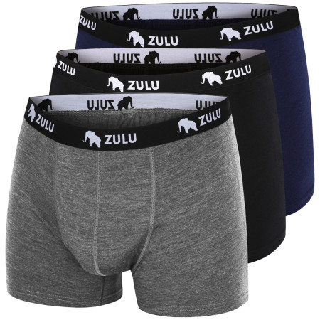 Herren-Boxershorts Zulu Merino 160 4in 3-pack