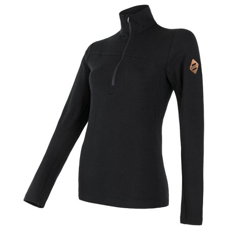 Damen-Funktionsshirt Sensor Merino Extreme zip schwarz Black