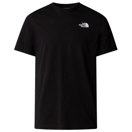 Herren-T-Shirt The North Face M Ss Mountain Outline Tee schwarz TNF BLACK/TNF WHITE