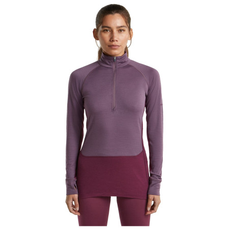 Damen-Funktionsshirt Icebreaker Women Mer 200 ZoneKnit LS Half Zip