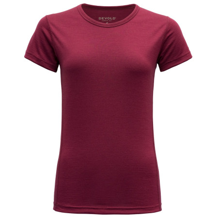 Damen-T-Shirt Devold Breeze Woman T-Shirt rot Beetroot