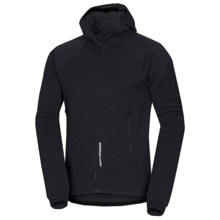 Herren Funktions-Sweatshirt Northfinder Gioele schwarz/grau 411greyblack