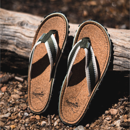 Flip-Flops Gumbies Corker Natural Cork - Black