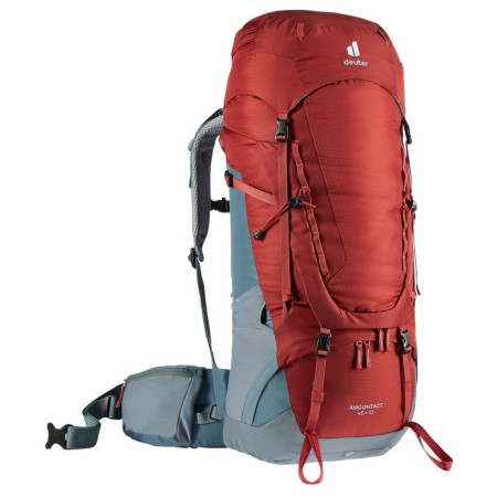 Rucksack Deuter Aircontact 45+10 grau/rot LavaTeal