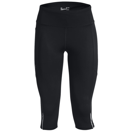 Damen 3/4 Leggings Under Armour Fly Fast 3.0 Speed Capri schwarz Black / Black / Reflective