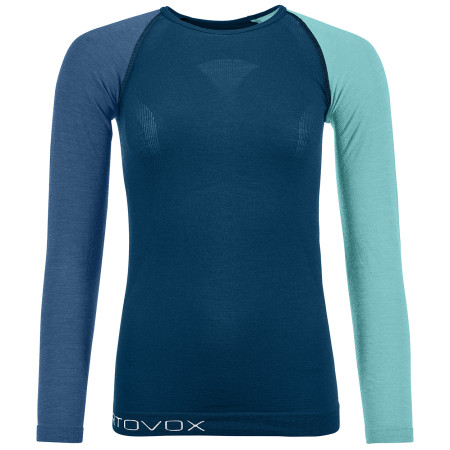 Damen-T-Shirt Ortovox 120 Comp Light Long Sleeve W blau petrol blue