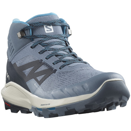 Wanderschuhe Salomon Outpulse Mid Gtx blau China Blue / Carbon / Lunar Rock