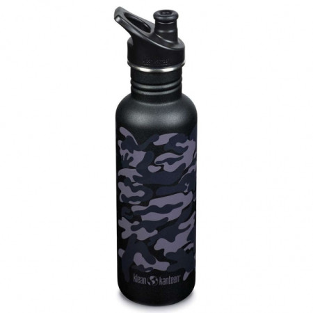 Flasche Klean Kanteen Classic 800 ml Sport Cap schwarz