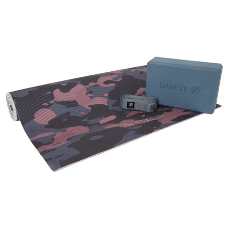 Trainingshilfe Dare 2b Yoga Starter Set blau/rosa PwderPnkCamo