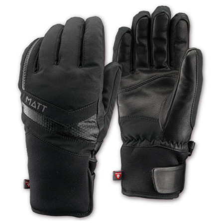 Skihandschuh Matt Marbore Gloves schwarz Black
