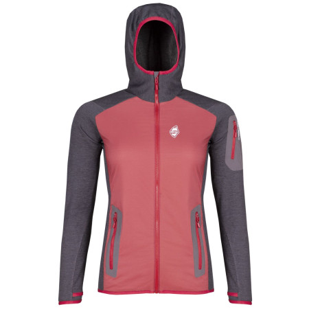 Damenjacke High Point Merino Alpha Lady Hoody rot BrickRed/Anthracite
