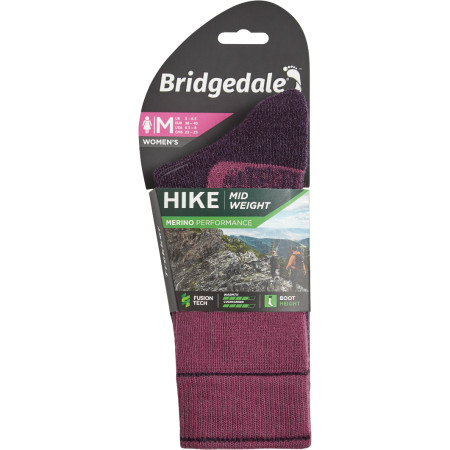 Damensocken Bridgedale Hike MW MP Boot