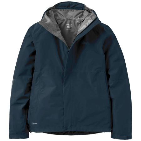 Damenjacke Rab Downpour Jacket Wmns blau
