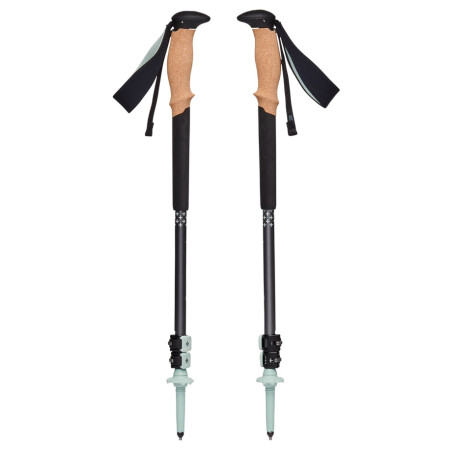 Trekkingstöcke Black Diamond Pursuit Trekking Poles schwarz/grün Charcoal-Foam Green