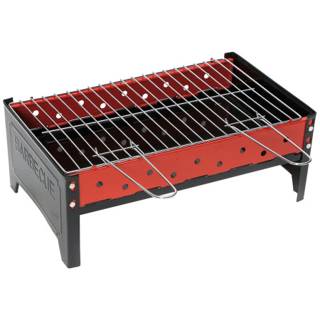 Holzkohlegrill Bo-Camp Barbecue Compact schwarz/rot Black/Red
