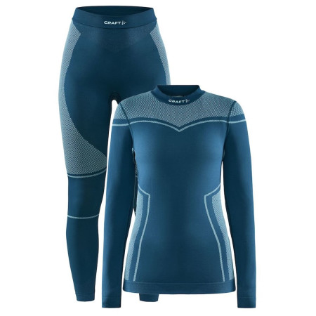 Damen Funktionsset Craft Core Dry Fuseknit blau UniverseArea