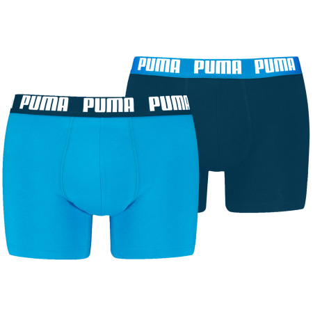 Herren-Boxershorts Puma Everyday Basic Boxer 2P blau/hellblau blue combo