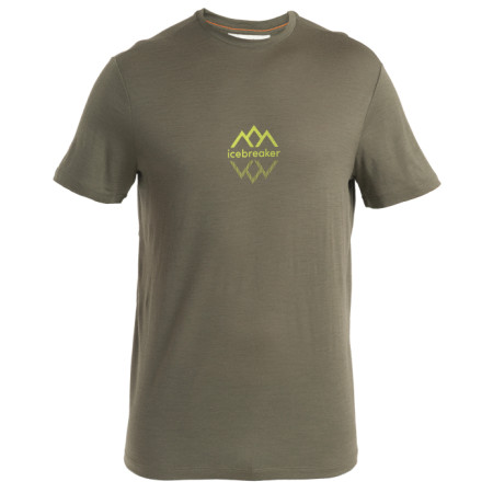 Herren-T-Shirt Icebreaker Men Merino 150 Tech Lite III SS Tee Icebreaker Logo Reflections grün Loden