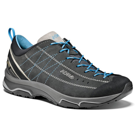 Damen Trekkingschuhe Asolo Nucleon GV grau/blau graphite/silver/cyan blue/A772