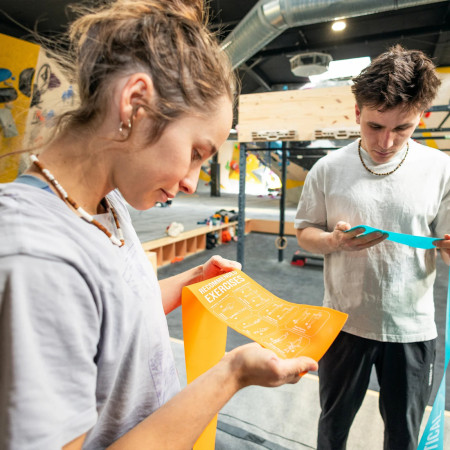 Verstärkungsgummi YY VERTICAL Warm Up Band Blue Medium