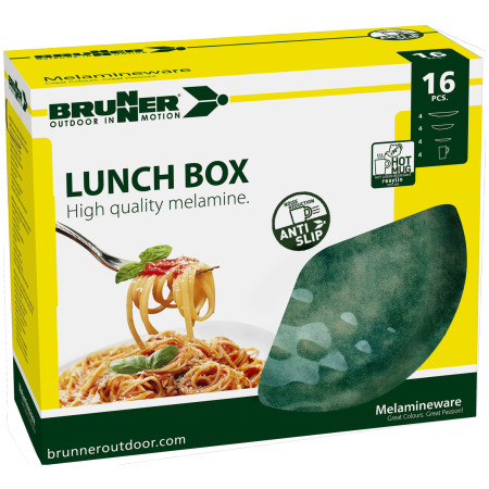 Essens-Set Brunner Lunch box Sea green