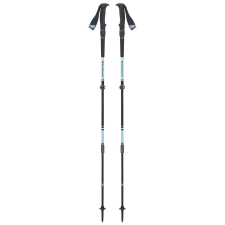 Damen Trekkingstöcke Black Diamond W's Trail Pro Shock schwarz/türkis AlpineLake
