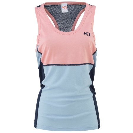 Damenunterhemd Kari Traa Lam Top blau/rosa Misty